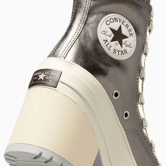 Converse Chuck 70 De Luxe Heel Metallic Silver 8.5 - Picture 10 of 16
